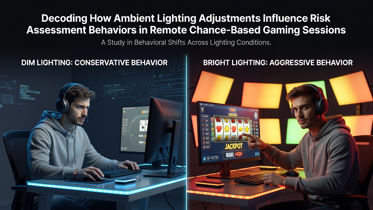 Ambient lighting setup in a remote gaming environment showing adjustable LED strips around a monitor during an online session