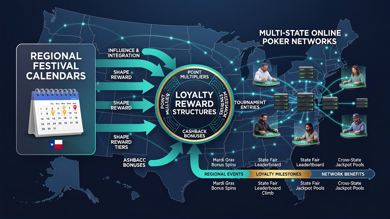 Loyalty reward structures adapting to festival-driven activity in online poker networks