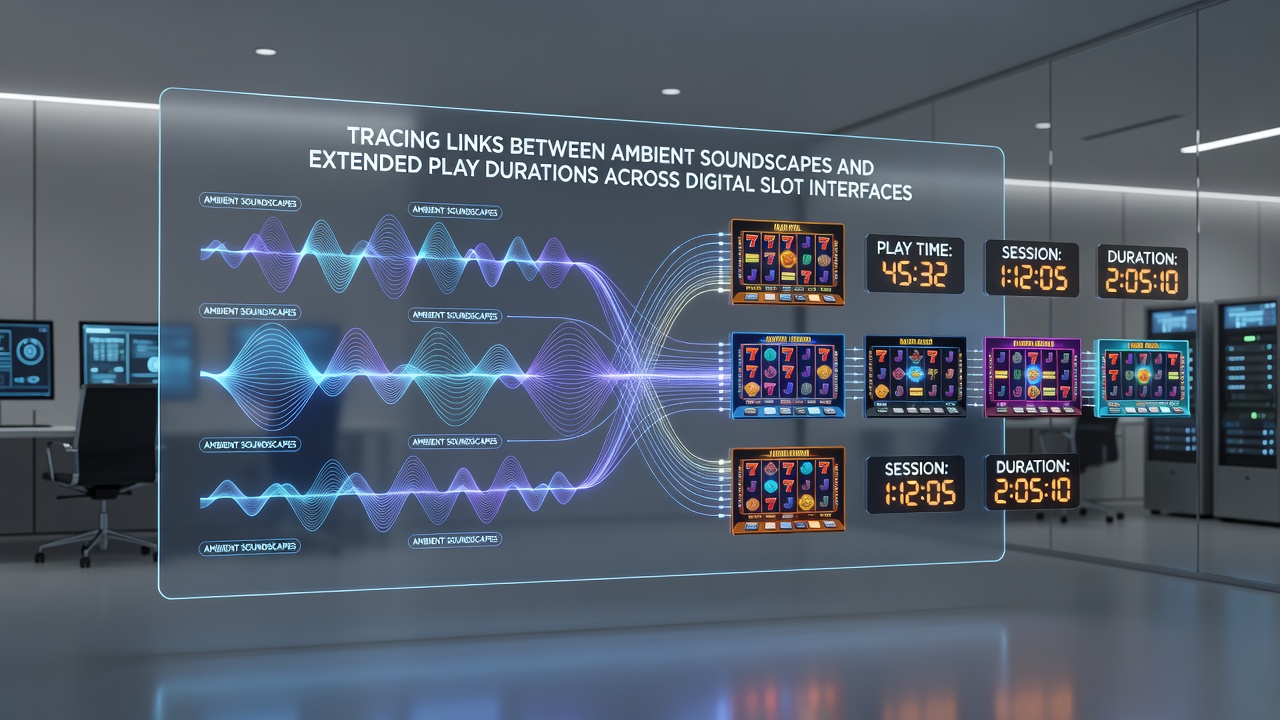 Side-by-side comparison of slot interfaces with varying ambient soundscape intensity levels